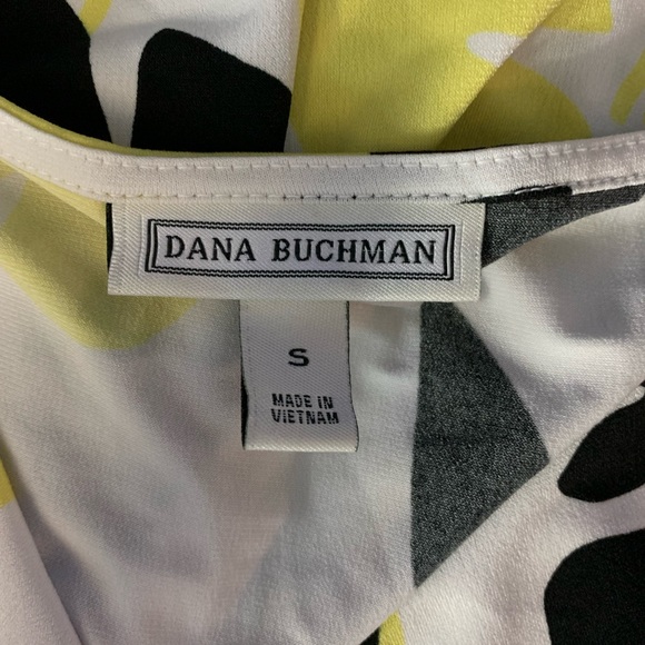 Dana Buchman Women’s Floral Print Sleeveless Blouse Tank Top Size Small - Picture 3 of 3